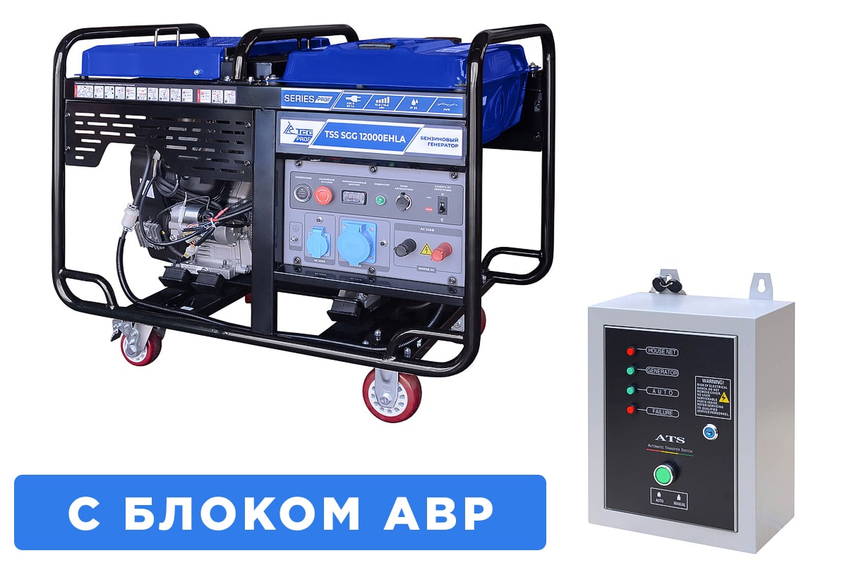 картинка Бензогенератор ТСС SGG 12000EHLA с АВР