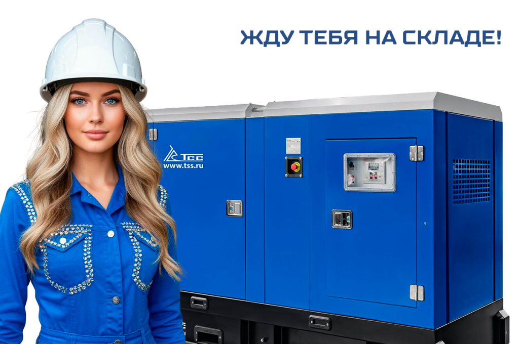 Дизельный генератор ТСС АД-32С-Т400-1РКМ15 в шумозащитном кожухе 045706