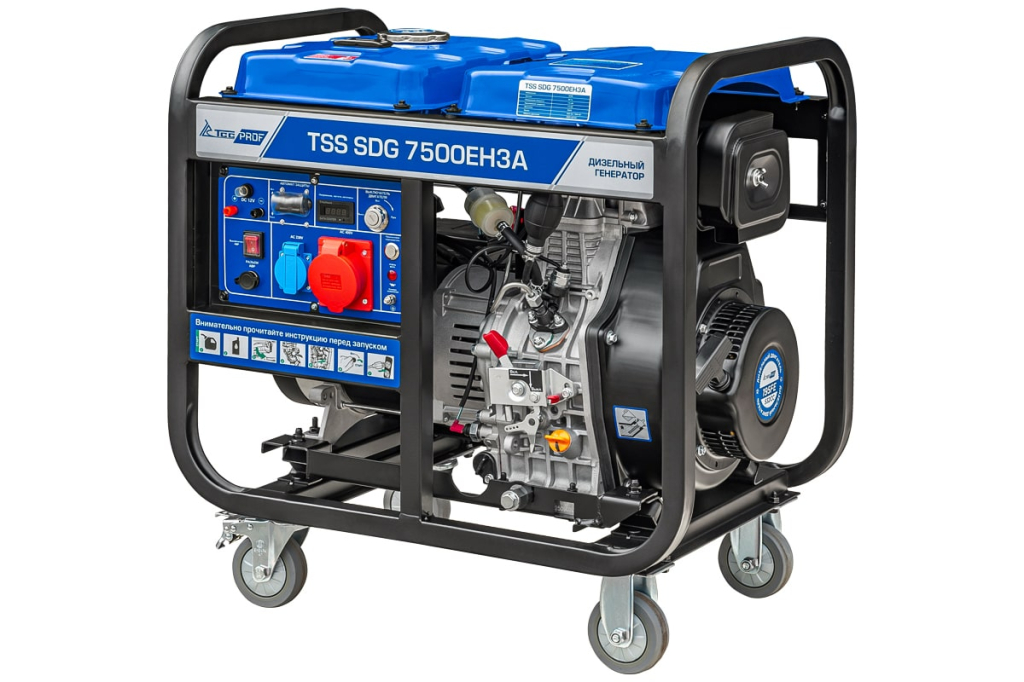 Дизель генератор ТСС SDG 7500EH3A 200027