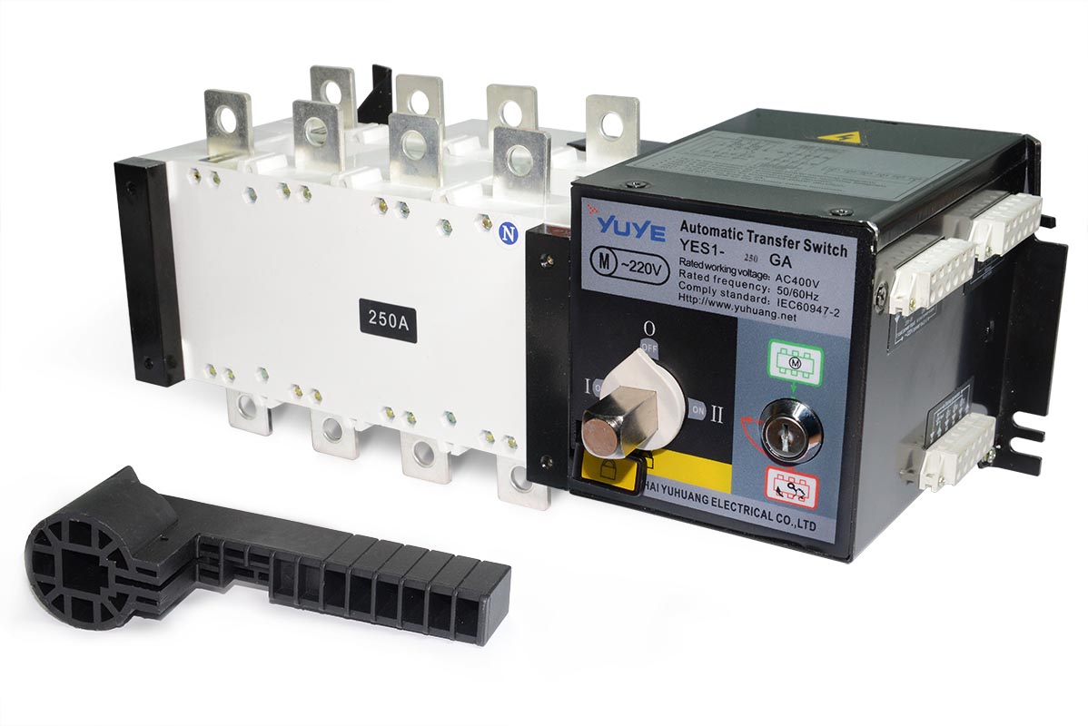 картинка Реверсивный рубильник YES1-250GA/4P In250A