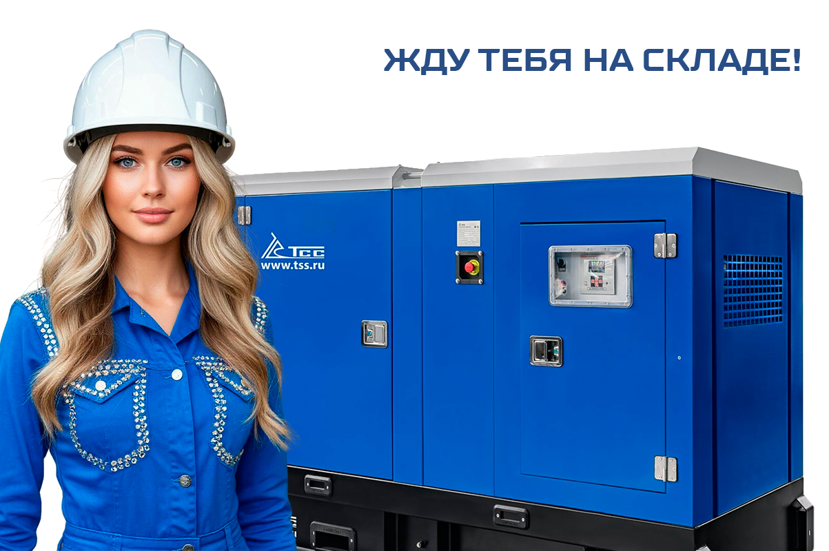 картинка Дизельный генератор ТСС АД-32С-Т400-1РКМ15 в шумозащитном кожухе