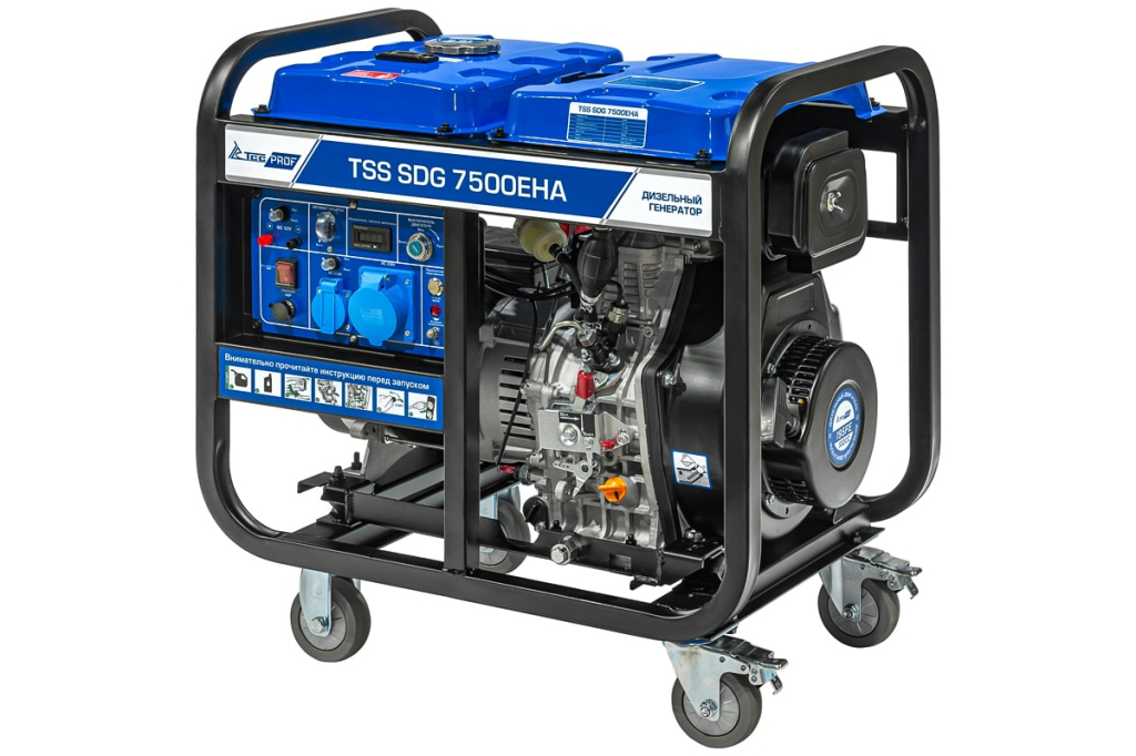 Дизель генератор ТСС SDG 7500EHA 200026